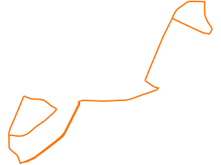 Map showing location of OR: Orange Line